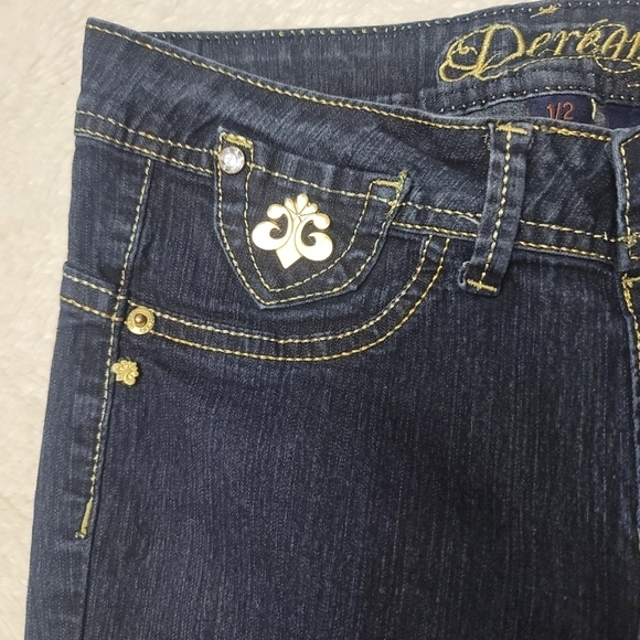 Dereon by Beyonce's Skinny Stretchy Low Rise Denim Blue Jeans in Size 2 - Picture 4 of 16